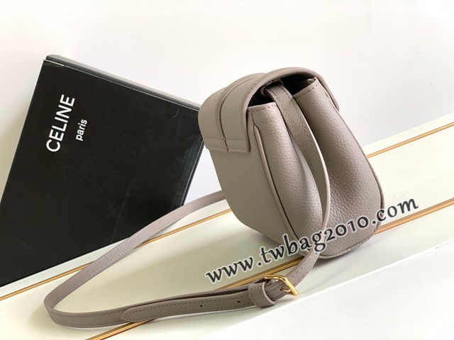 Celine專櫃23s春季新品SOFT16迷你光滑牛皮革手袋 賽琳單肩斜挎全皮女包 sldj2387